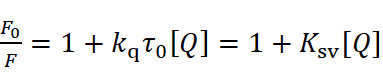 Stern-Volmer Equation